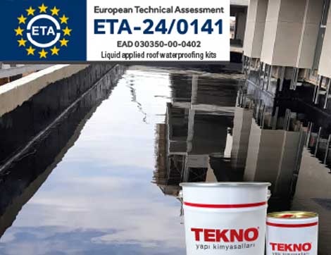 Eta Sertifikalı Poliüretan Bitüm Esaslı Su Yalıtım Malzemesi